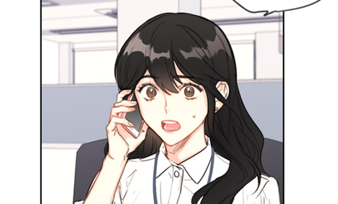 A panel from business proposal manhwa