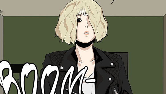 A panel from Itaewon Class manhwa