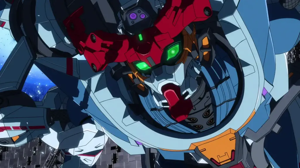 gMS-Ω GQuuuuuuX as seen in the gundam anime