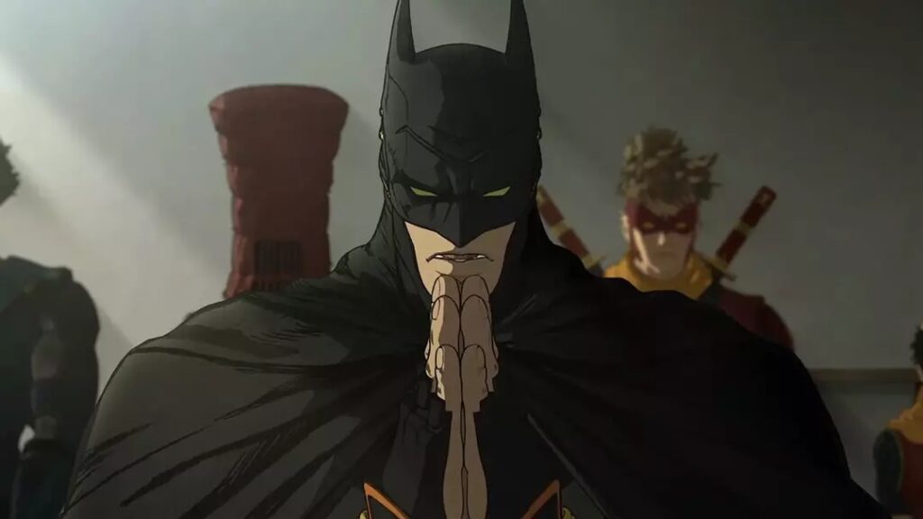 Batman in a dojo