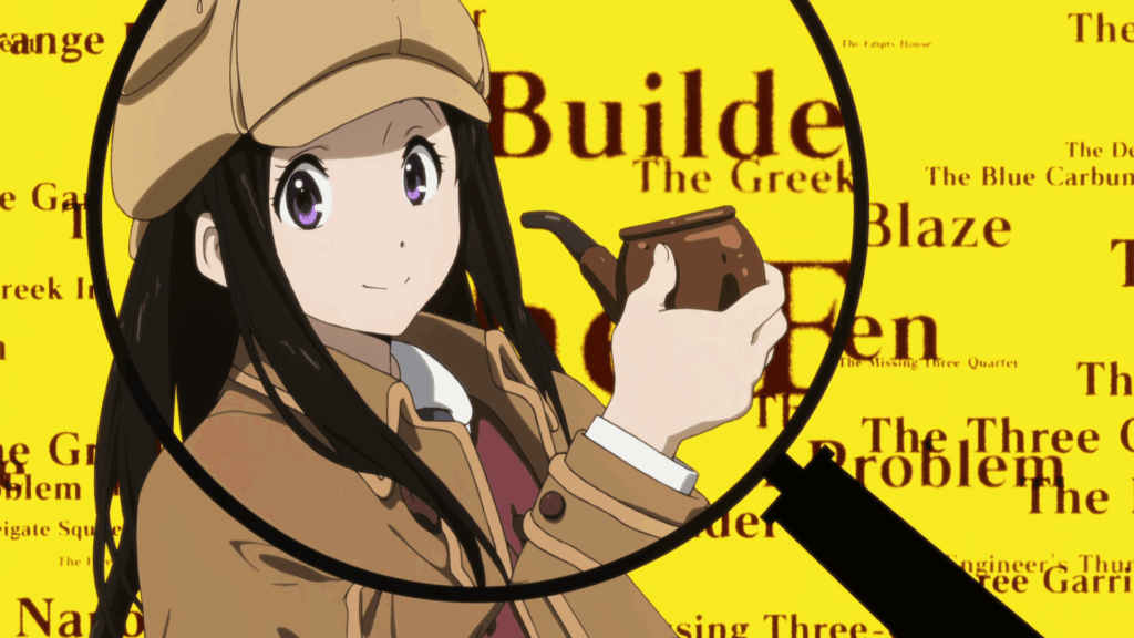 Chitanda in the second opening of Hyouka
