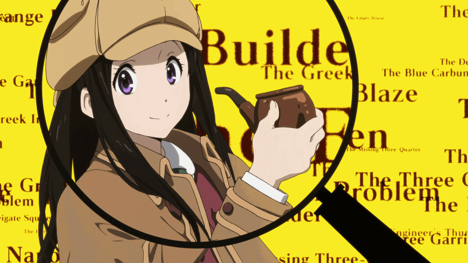 Chitanda in the second opening of Hyouka