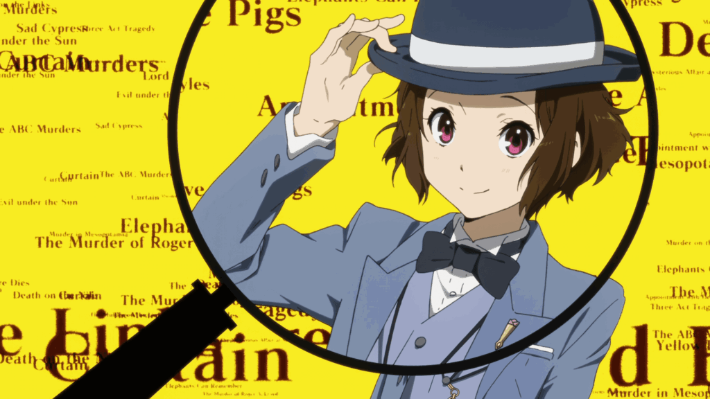 Ibara in the second opening of Hyouka
