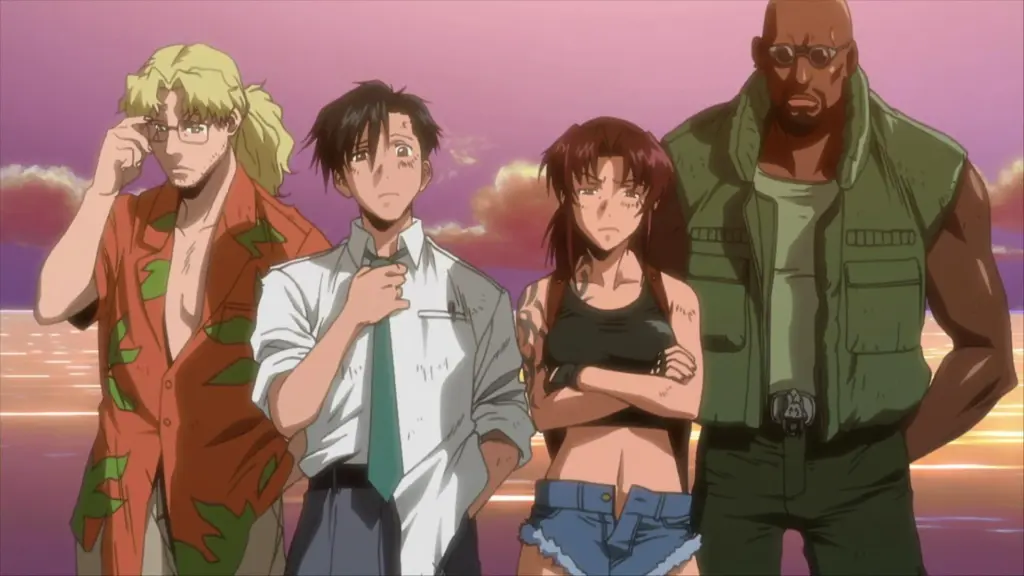 the main cast from black lagoon