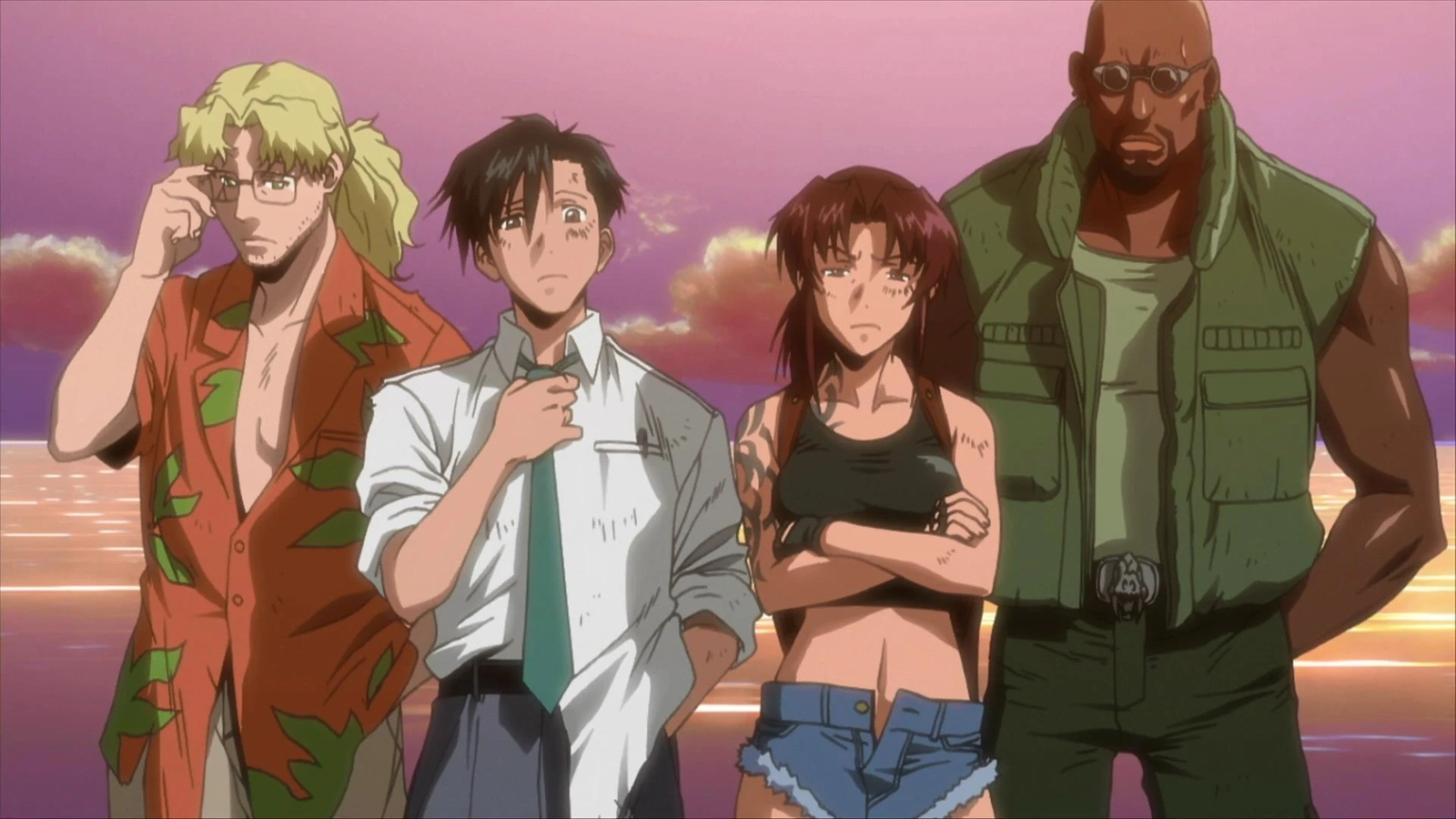 the main cast from black lagoon