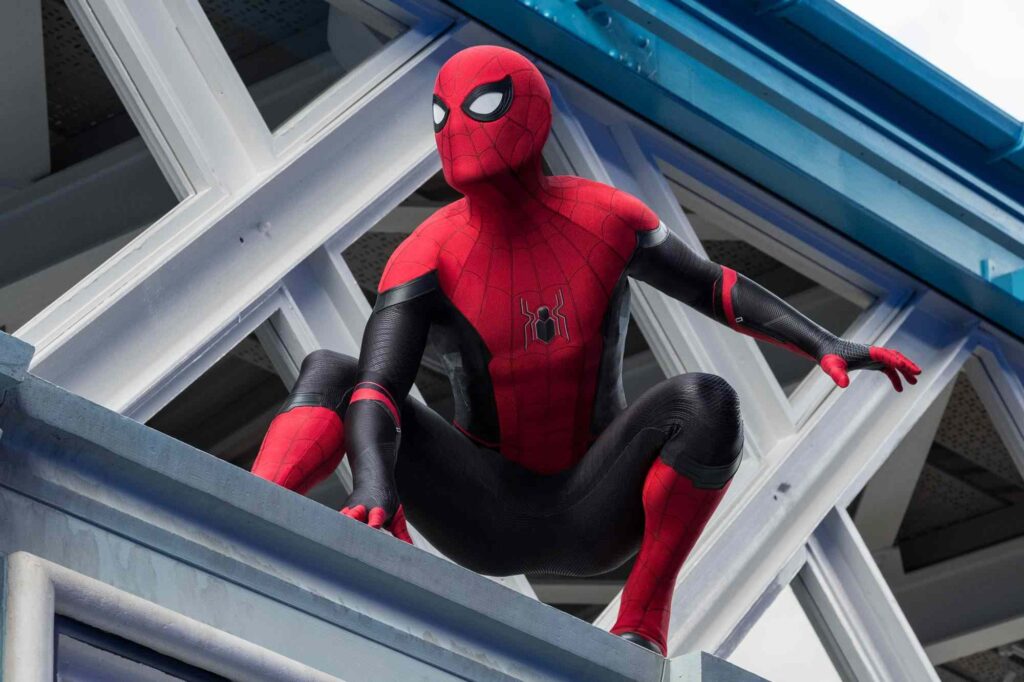 Spider-Man with a new suit