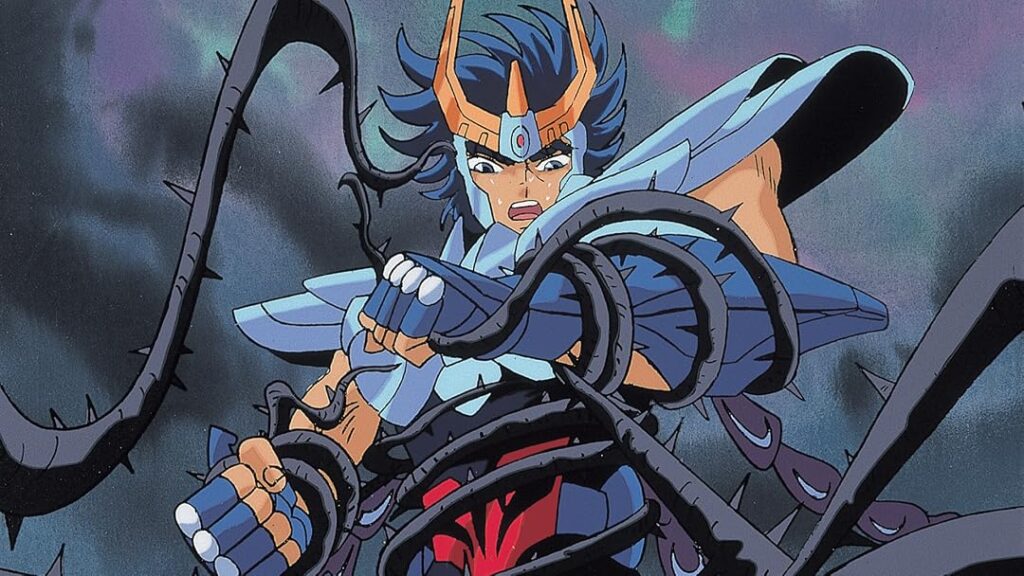 a still from Saint Seiya holy battle