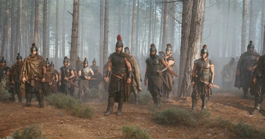 Odysseus with his army