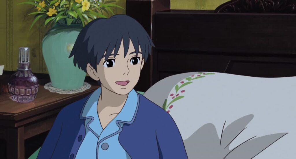 sho on his bed in The Secret World of Arrietty