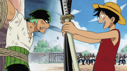 luffy meets zoro