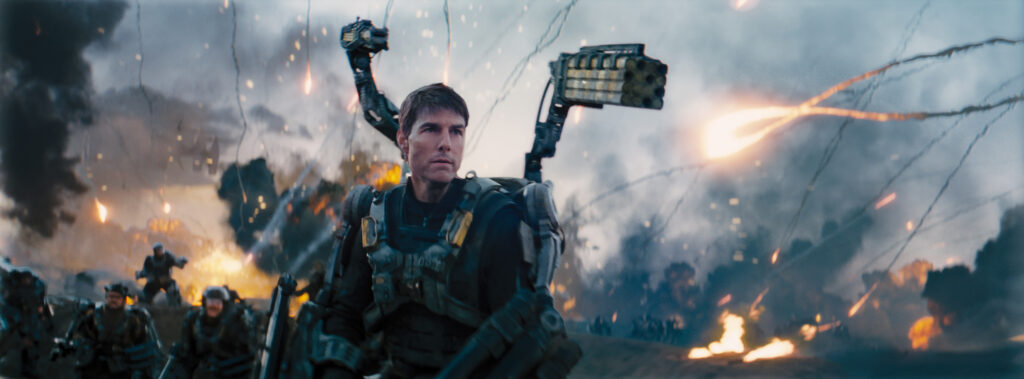 8 Hollywood Movies That Secretly Borrowed Ideas From Gundam 8 Tom Cruise as Major William Cage