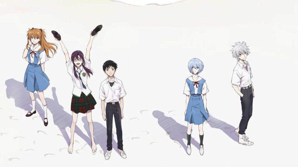 How to Watch Neon Genesis Evangelion in the Correct Watch Order 22 the teaser visual of Evangelion 3.0+1.01 Thrice Upon a Time