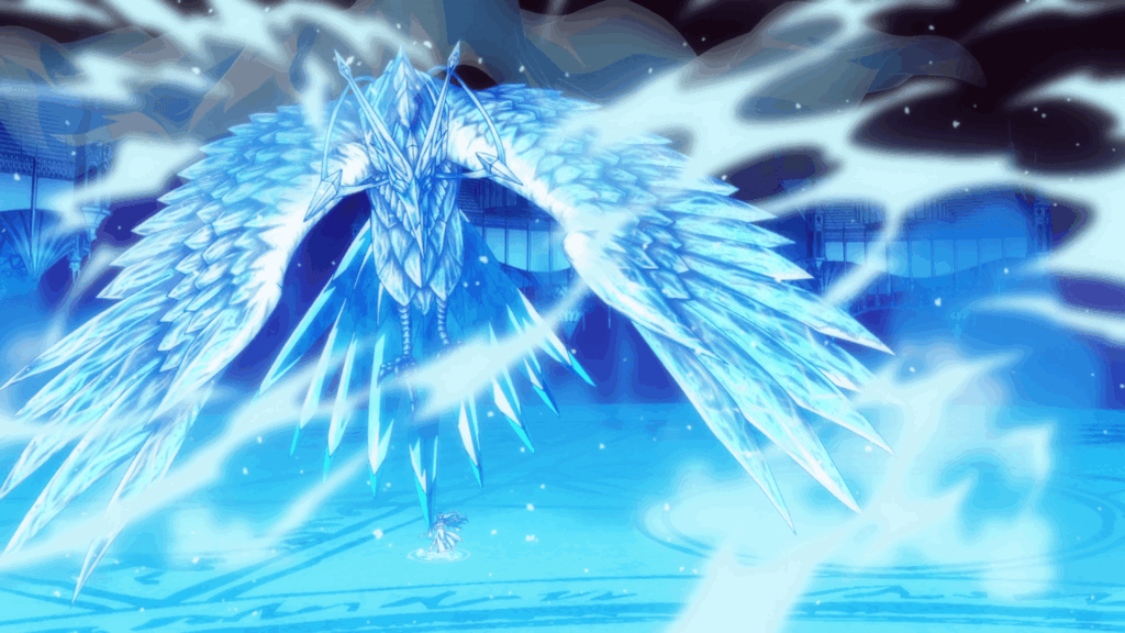 Elfaria using her magic