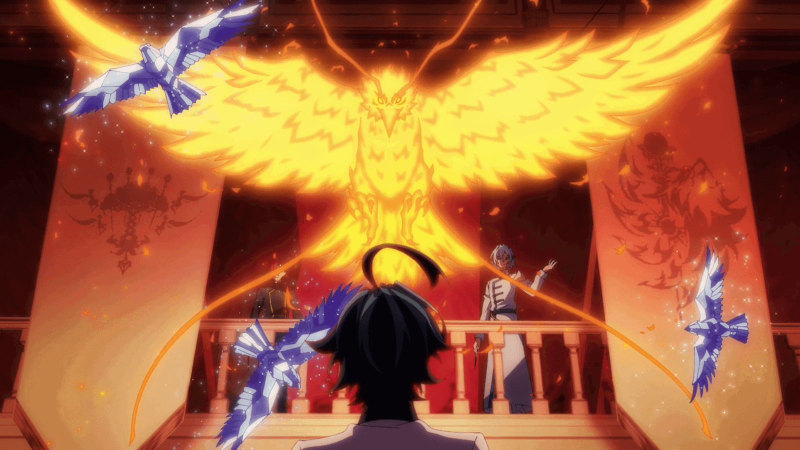 Sion and Julius using their magic against Will