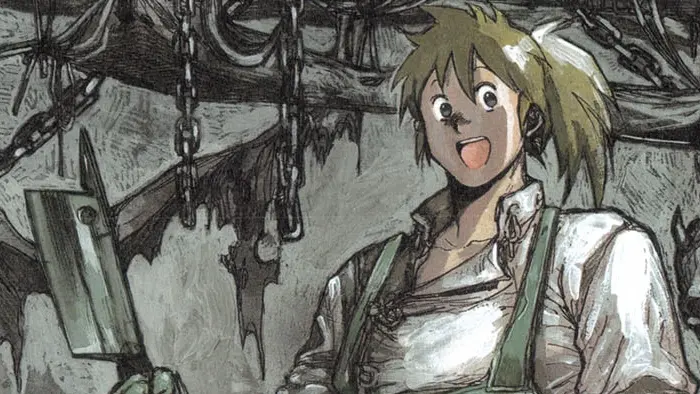 Nikaido in the colored cover for Dorohedoro