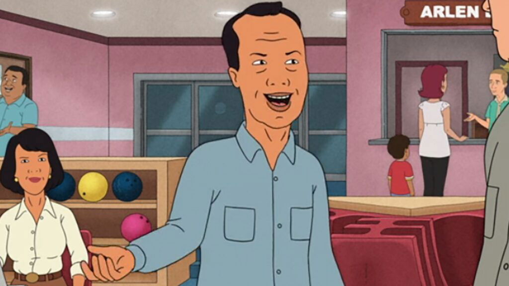 Kahn at the bowling alley