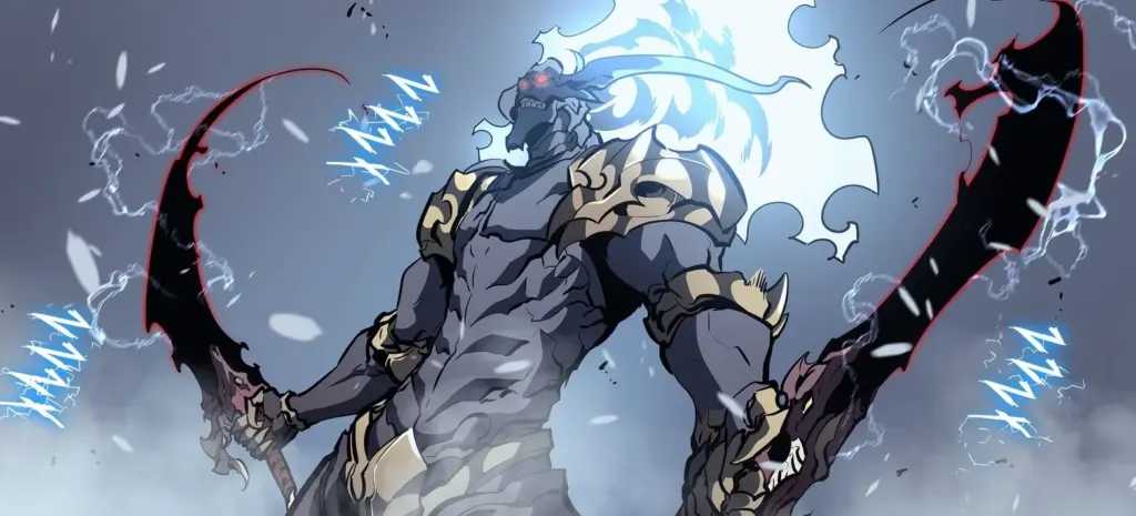 Baran with his swords