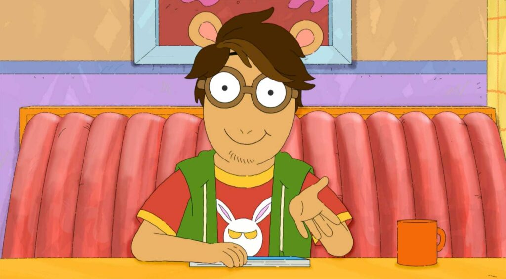 Arthur at a diner