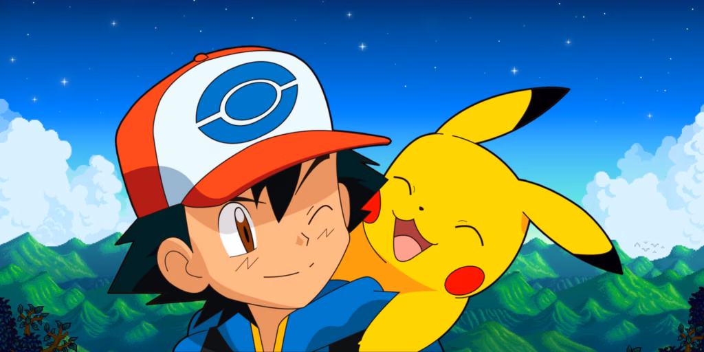 Ash and Pikachu