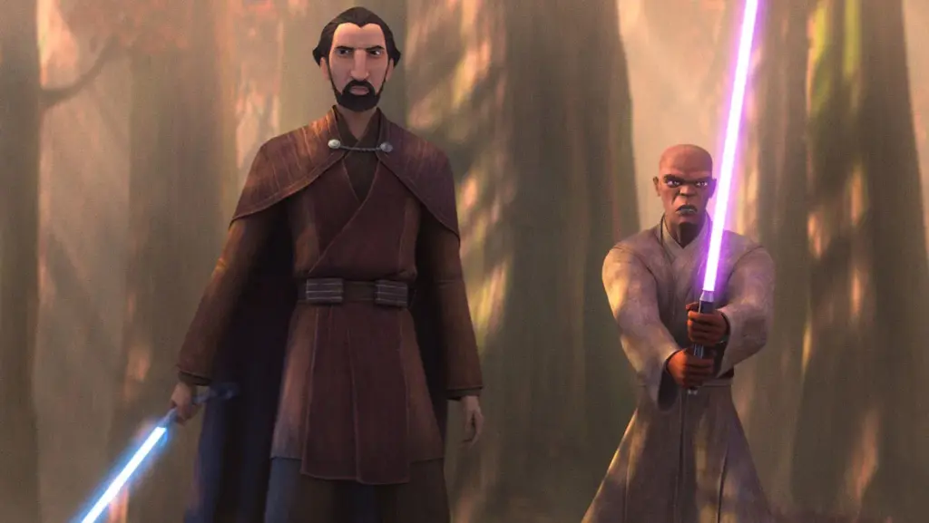 Count Dooku with Mace Windu