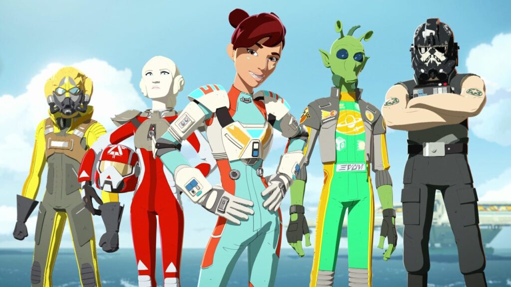 The cast of Star Wars Resistance