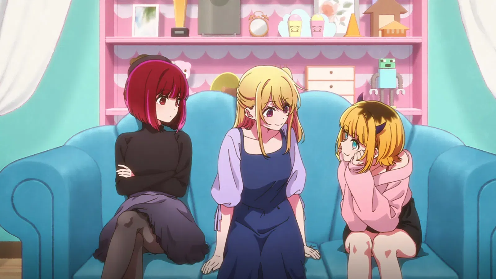 ruby, MEMcho, kana from Oshi No Ko Season 3