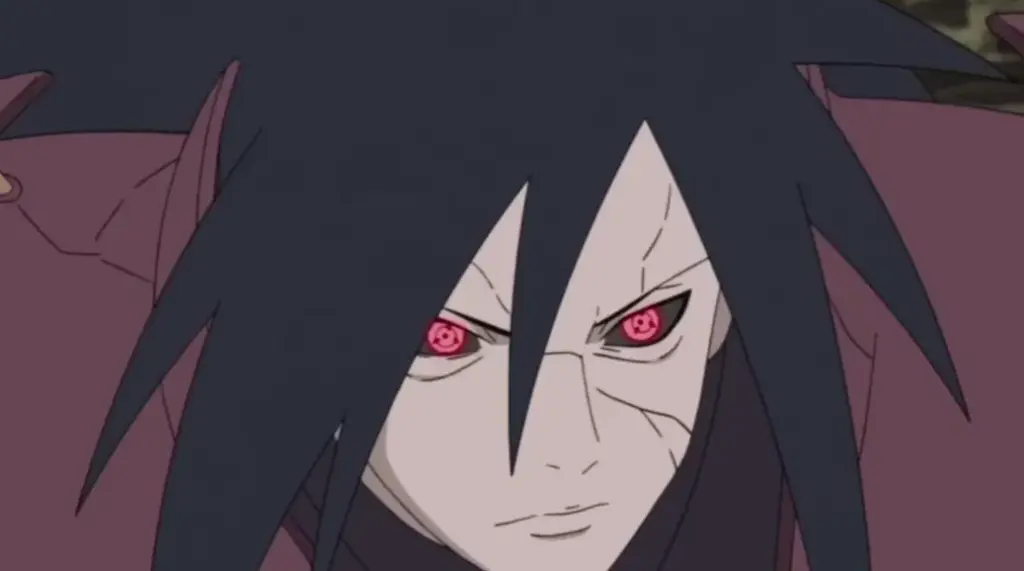 madara using Eternal Mangekyō Sharingan