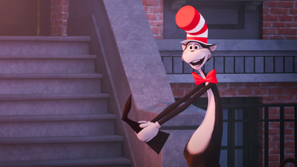 Bill Hader as the Cat in the Hat in the upcoming animated movie