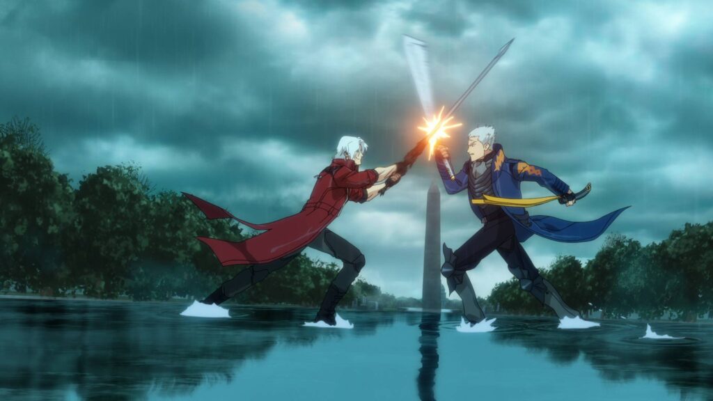 Dante and Vergil face off