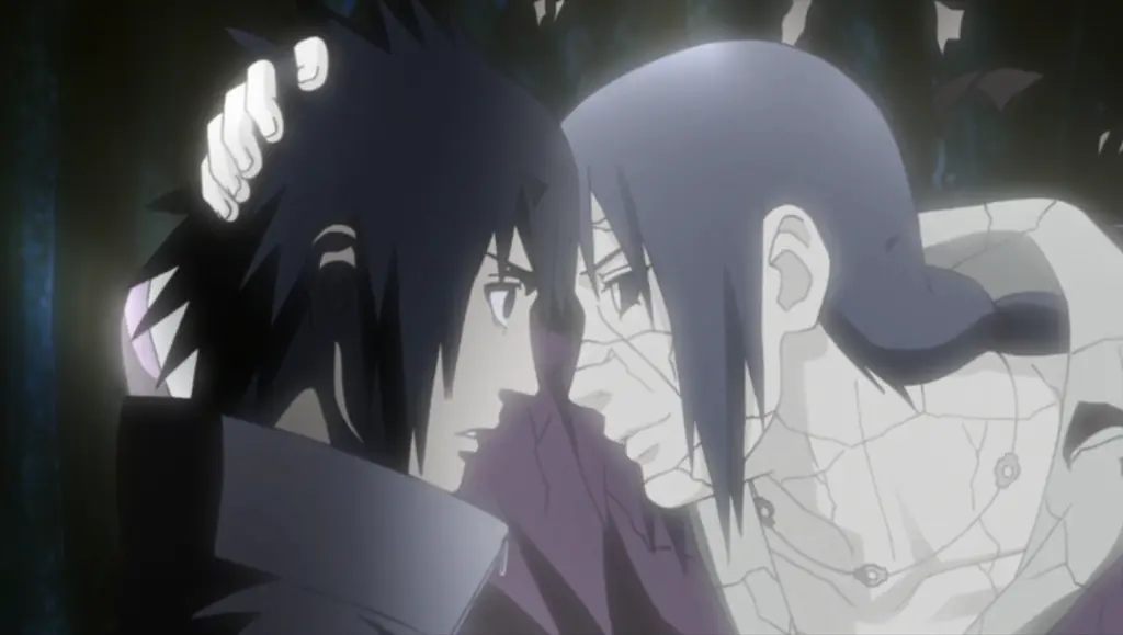 Itachi farewells Sasuke