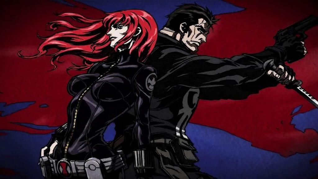 punisher and black widow