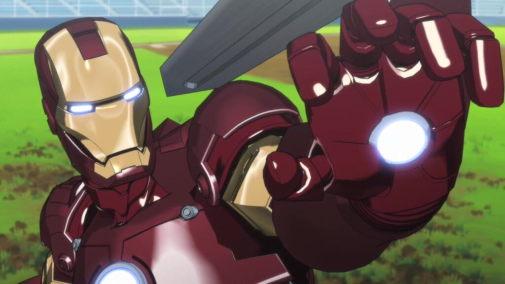 iron man as seen in the iron man anime