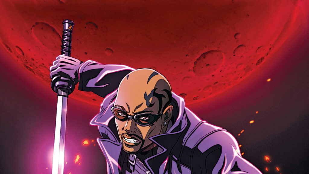 Blade's appearance in the marvel anime