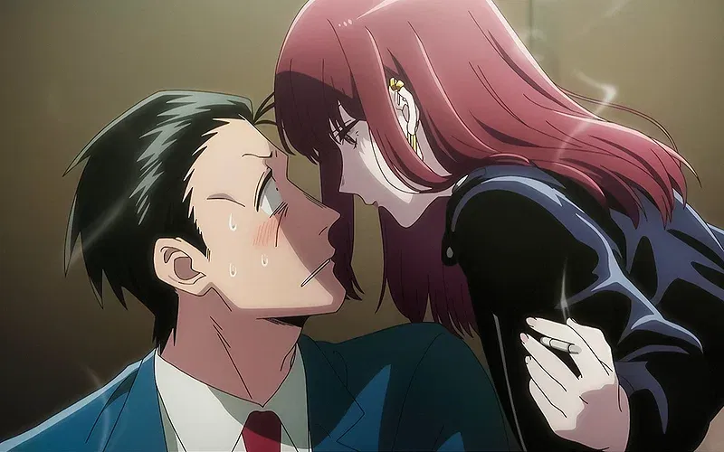 smoking behind the supermarket with you, sasaki blushing