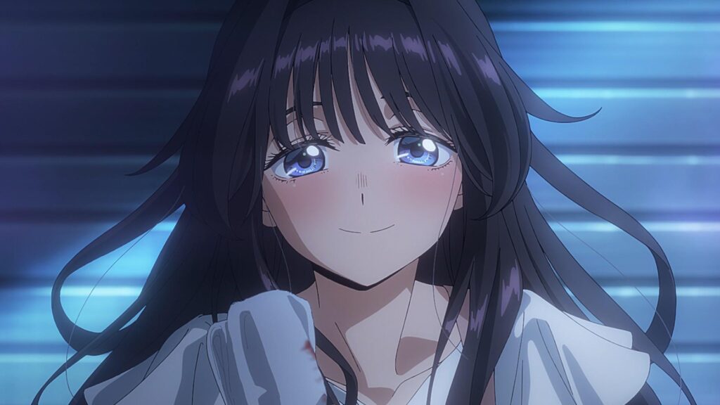 Waguri smiling