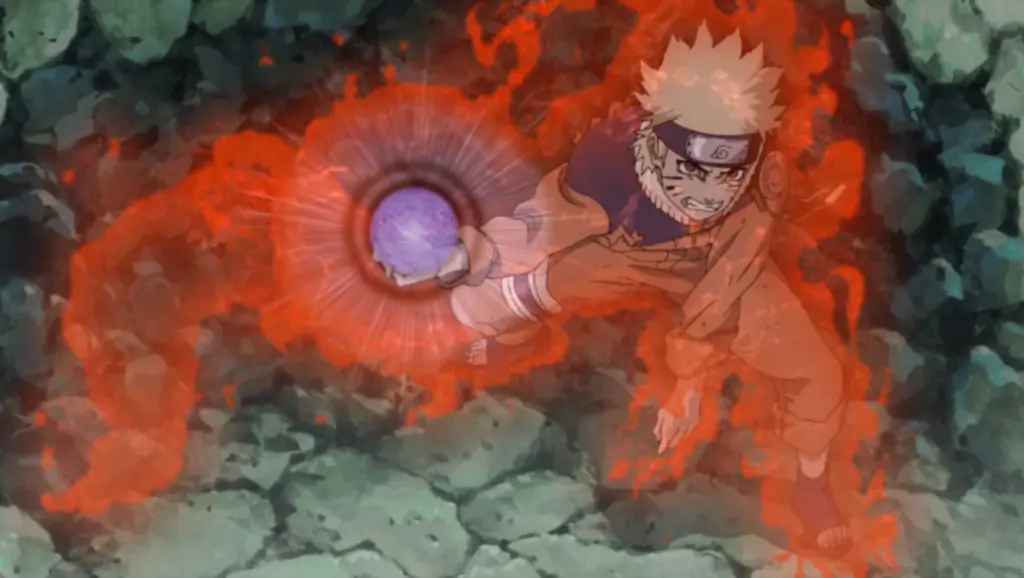 naruto uses rasengan