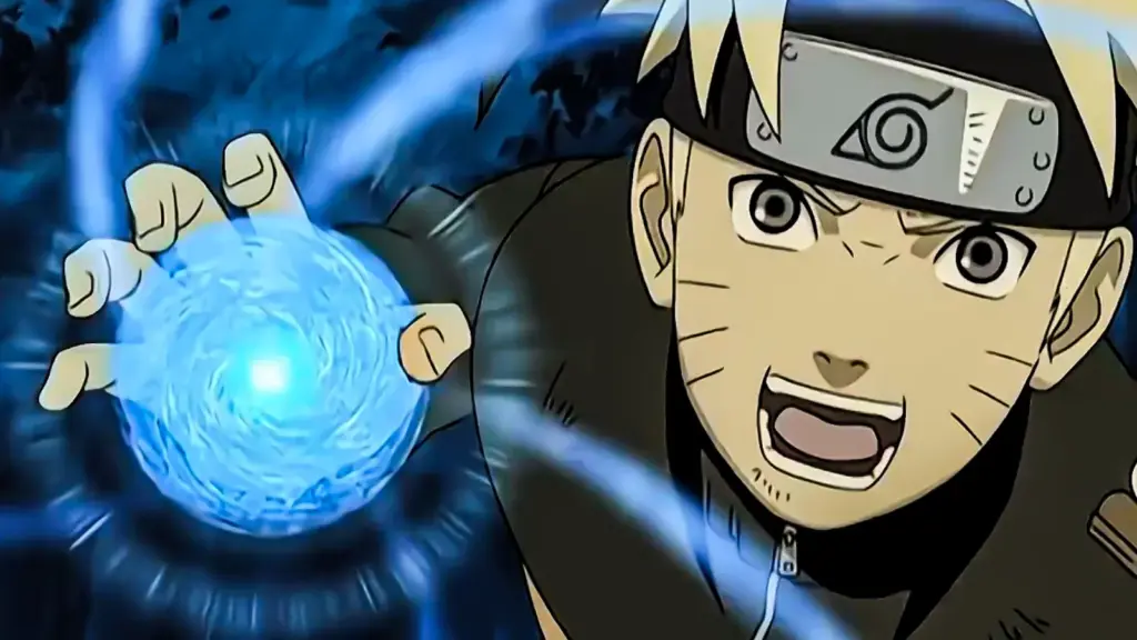 naruto using one of the rasengan variants