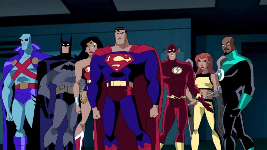 The Justice League in action