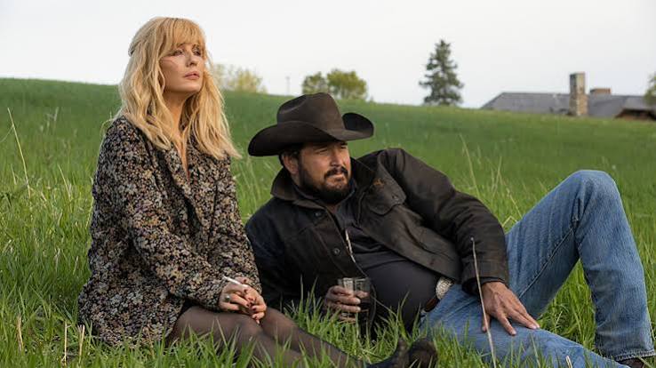 10 Reasons Taylor Sheridan Needs an R-rated Yellowstone Animated Spinoff 2 Rip and Beth on a field