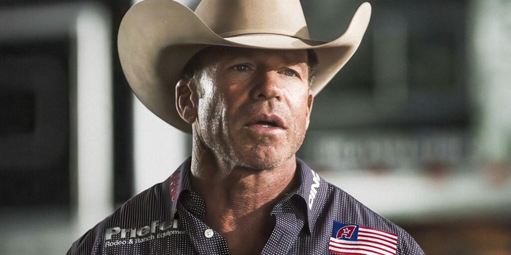 10 Reasons Taylor Sheridan Needs an R-rated Yellowstone Animated Spinoff 11 Taylor Sheridan in a rodeo