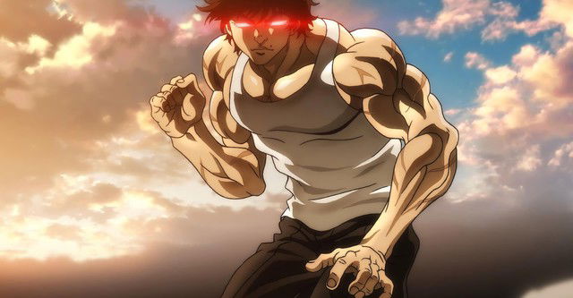 30 Best Netflix Original Anime of This Century, Ranked 3 hanma baki flexing his muscles