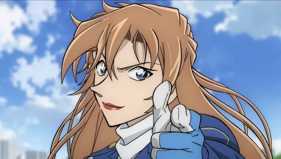 the blonde hair girl from Detective Conan Fallen Angel of the Highway