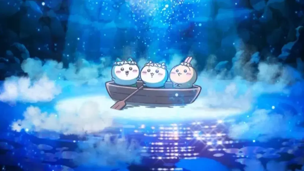 a still from Chiikawa Movie The Secret of the Mermaid Island