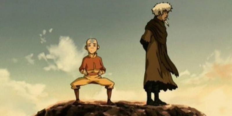 Jeong Jeong trains Aang