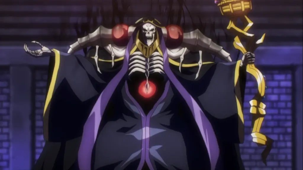 10 Strongest Magical Sorcerers in Anime, Ranked 11 Ainz as seen in overlord anime, 10 Strongest Magical Sorcerers in Anime, Ranked