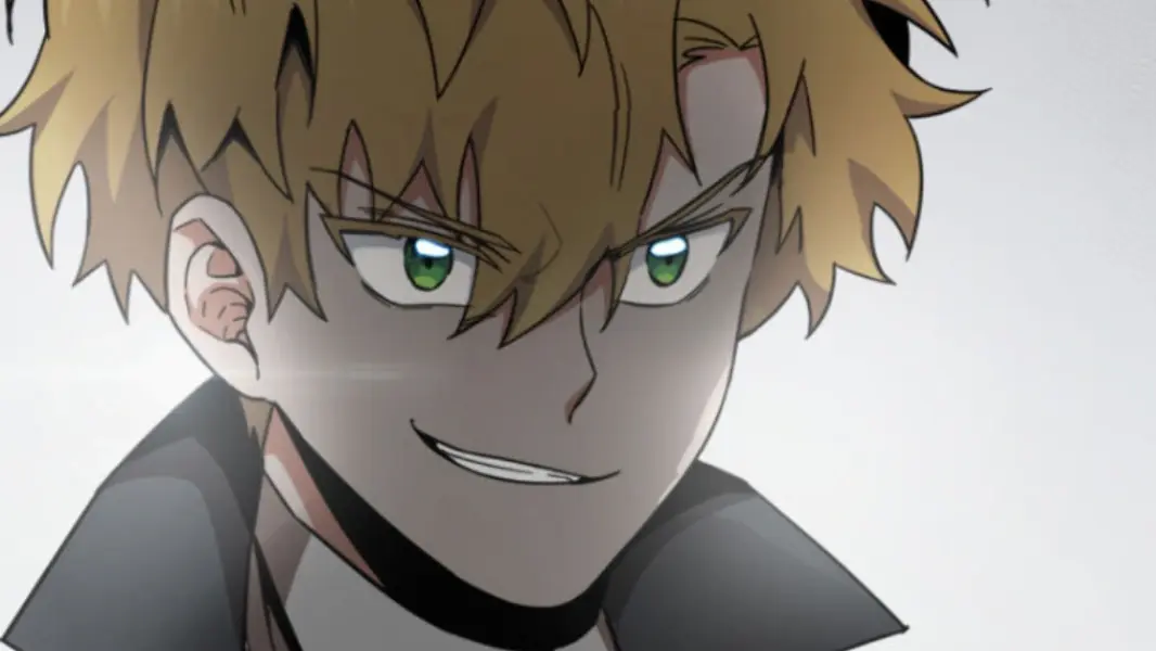 Louise smirking while thinking about his plan
