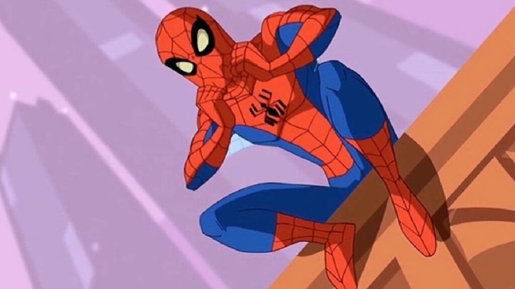 Spider-man wears his mask