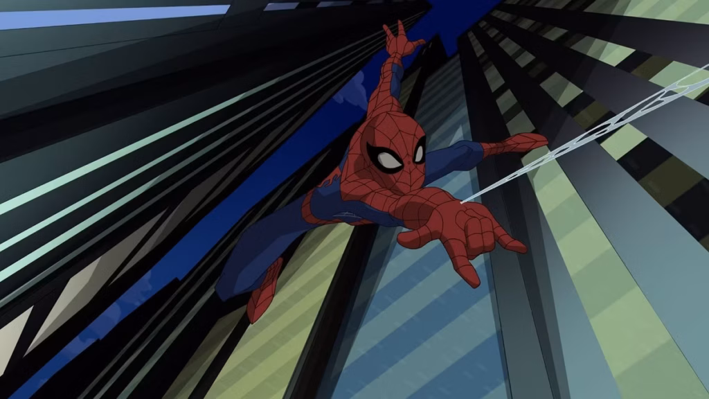 Spider-Man swings across NYC