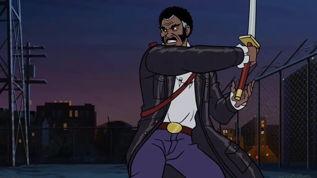 Jefferson Twilight with his katana