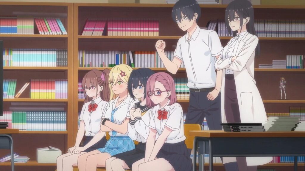10 Greatest Harem Anime of All Time, Ranked 4 main cast from 2.5 Dimensional Seduction